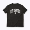 Fit Shaced Funny Irish Drinking St Patricks Day Shamrock T-shirt featuring a playful shamrock design