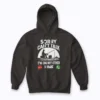 Funny Fishing Fathers Day Dad Fisherman Hoodie featuring a playful fishing illustration