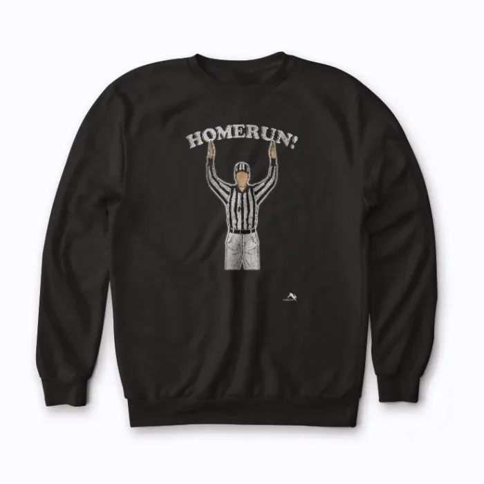 Funny HomeRun Baseball Football Mash Up Sweatshirt