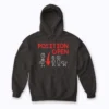 Funny Single Dad Family Position Open hoodie design