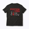 Funny Single Dad Family Position Open T-shirt design