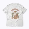 Funny Western Halloween Spooky Rodeo Cowgirl T-shirt for festive fun