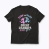 Gender reveal grandpa T-shirt featuring a celebratory design