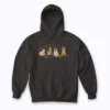 Ghost Cat Pocket Funny Halloween Costume hoodie for festive comfort