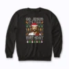 Go Jesus Its Your Birthday Ugly Christmas sweatshirt with festive graphics