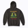 Grandma And Grandpa Love Me hoodie front view