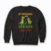 Grandma And Grandpa Love Me sweatshirt front view