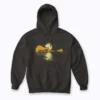 Guitar Lake Shadow Love Guitar Musician Hoodie with a beautiful guitar lake graphic.