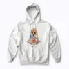 Cozy up in the Halloween Madras Plaid Ghost hoodie