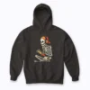 Halloween Skeleton Gamer hoodie for gaming and Halloween fun