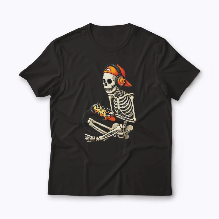 Halloween Skeleton Gamer shirt – perfect for spooky gamers