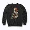 Halloween Skeleton Gamer sweatshirt – cozy for gamers