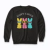 Easter style made easy with the Bunny Face With Sunglasses sweatshirt