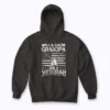 Im a Dad Grandpa and Veteran Nothing Scares Me Hoodie with comfortable fleece interior