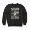 Im a Dad Grandpa and Veteran Nothing Scares Me Sweatshirt made from heavyweight French terry