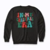 In My Christmas Era Cute Groovy Christmas Holiday Xmas sweatshirt with fun holiday design