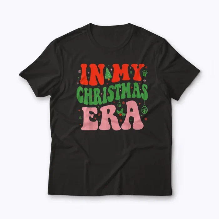 In My Christmas Era Cute Groovy shirt with festive design