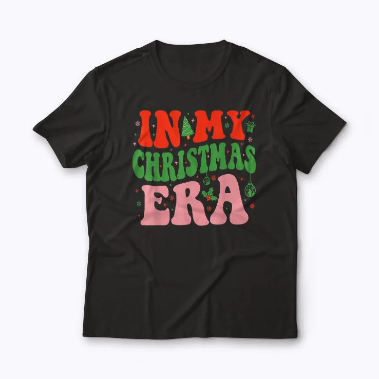 In My Christmas Era Cute Groovy shirt with festive design