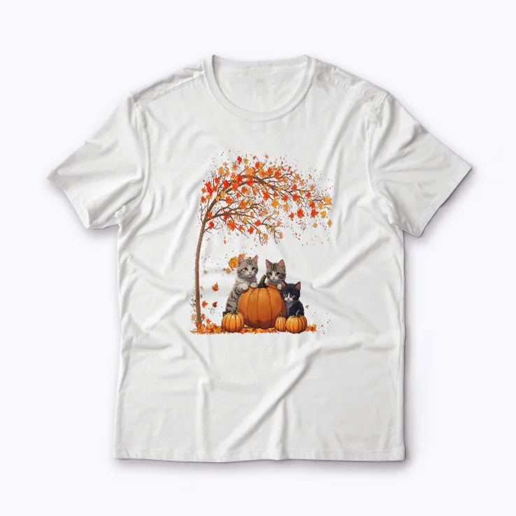 Its Fall Y all Thanksgiving Cat T-shirt with Thanksgiving cat design