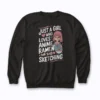 Just A Girl Who Loves Anime Ramen Sketching Sweatshirt