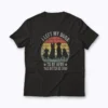 Left My Dog Better Be Good T-shirt featuring a playful dog slogan