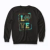 Leopard Dog Mom Funny Dog Lover Paw Print Gift Sweatshirt
