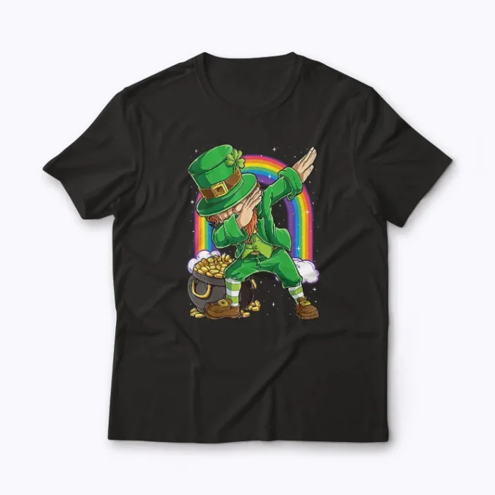 Leprechaun St Pattys T-shirt featuring a festive leprechaun design