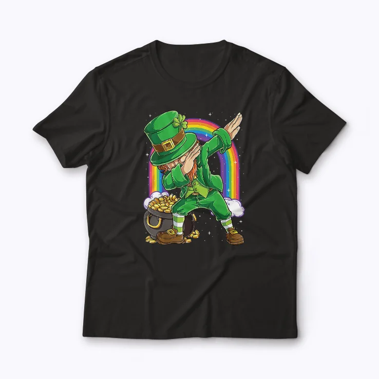 Leprechaun St Pattys T-shirt featuring a festive leprechaun design