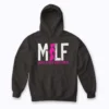 MILF Mom In Love With Fitness Funny Workout Gift Hoodie