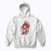 Memorial Day Red Poppy Flower American Hoodie showcasing the poppy graphic