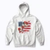 Memorial Day USA Flag Remember Honor Patriot Hoodie with cozy fleece
