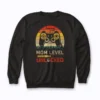 Mom Level Unlocked Gamer New Baby Mother Gift Sweatshirt