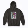 Mom Life Bleached Leopard Messy Bun Gift Hoodie for stylish moms.