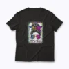 Mom Life Bleached Leopard Messy Bun Gift T-shirt featuring a stylish design.