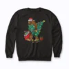 Most Wonderful Christmas Co Bigfoot Christmas sweatshirt with Christmas Bigfoot graphic
