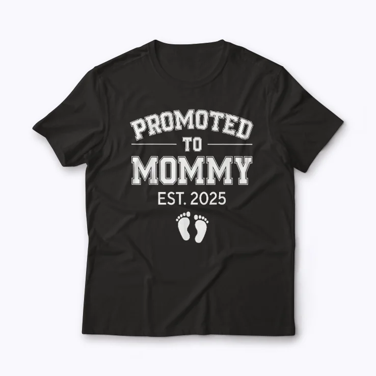 New Mom Mommy Est 2025 Expecting Mom Gift T-shirt