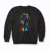 Papa Bear Autism Awareness Sweatshirt offering relaxed fit and supportive message