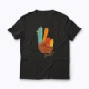 Peace Sign Turkey Hand Cool Thanksgiving Hippie T-shirt with festive turkey hand design