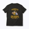 Pregnancy Announcement New Grandpa Promoted to Grandpa 2026 T-shirt featuring bold celebratory design