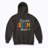 Proud Autism Dad Support Kids Hoodie featuring cozy fleece and bold design