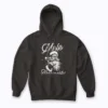 Retro Christmas Surf Mele Kalikimaka Santa Shaka Hawaii hoodie featuring surfing Santa and shaka sign