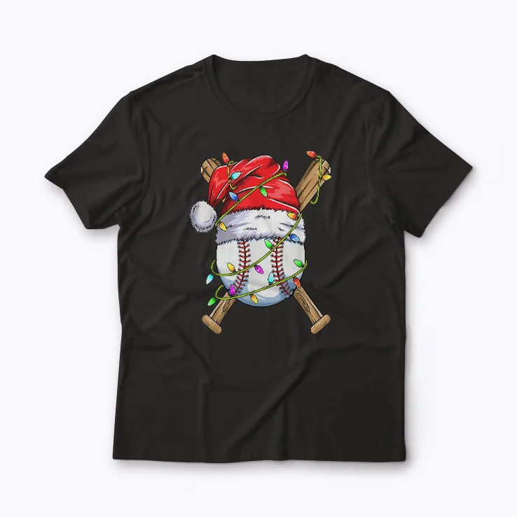 Santa Sports Design For Men Boys Christmas T-shirt with festive sports theme