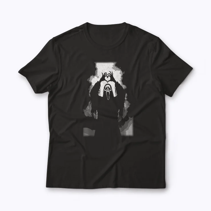 Scary Face Horror Poster Halloween shirt—bold horror style for Halloween.