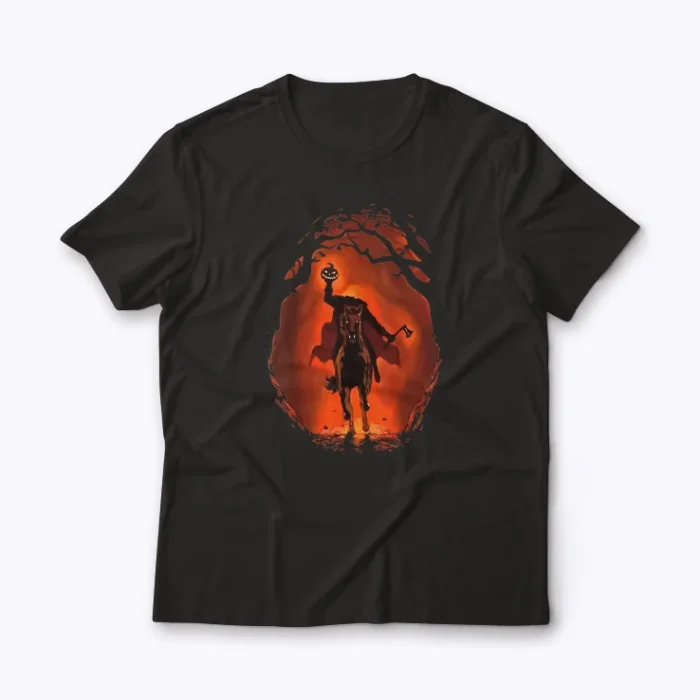 Scary Pumpkin Headless Horseman Halloween shirt for Halloween fans