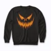 Scary Spooky Jack O Lantern Face Pumpkin sweatshirt for Halloween