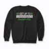 Shenanigans St Patricks Day Elements Funny Science Irish Sweatshirt with vibrant Irish and science artwork