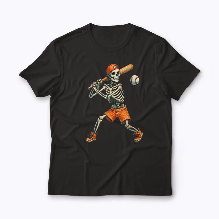 Skeleton Baseball Halloween Costume shirt for sporty Halloween fun