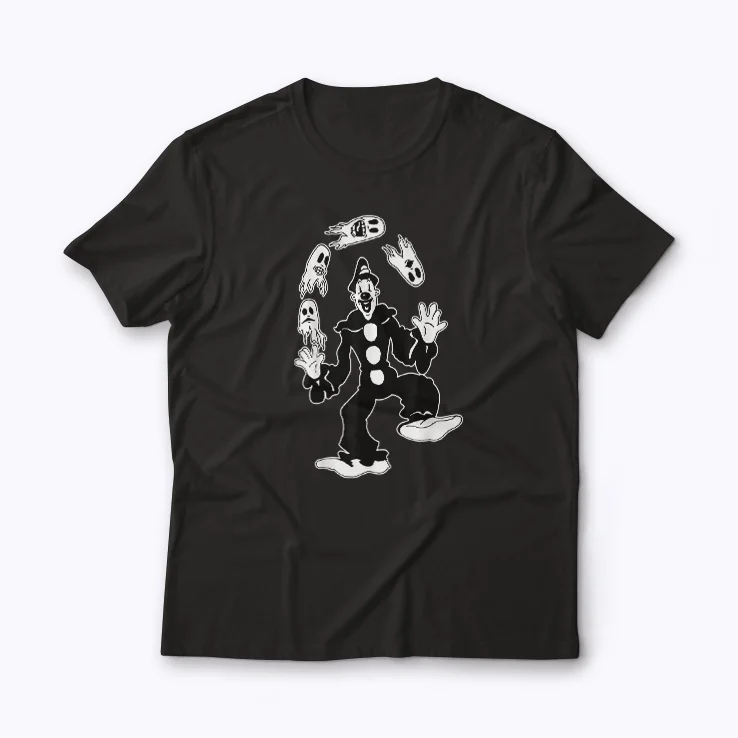 Skeleton Juggling Ghosts Funny Halloween shirt for festive fun