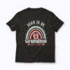 Soon To Be Grandma 2026 Rainbow Promoted T-shirt front view