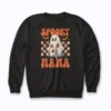 Spooky Mom Halloween Witch Sweatshirt for stylish comfort